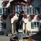 Mozart-Brunnen in St. Gilgen