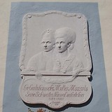 Gedenktafel am Mozarthaus in St. Gilgen