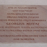Gedenktafel für Georg Muffat am Residenzgebäude (Salzburg)