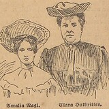 Maly Nagl und ihre Firmpatin (Illustriertes Wr. Extrabl. 24.5.1905, 5)