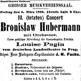 Annonce Louise Pagin (Neue Freie Presse 1.3.1896, 15)