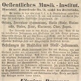 Inserat Pammers in Der Zwischen-Akt 12.10.1862, [3]