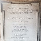 Grabstein von Francilla Pixis in Rom, Friedhof Verano