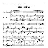 Wilhelm Prantner, Die Nonne (Beilage zur Dt. Kunst- und Musikztg. 1893, H. 1, 1)