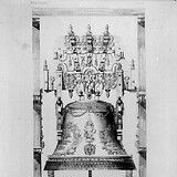 Die ‚Pummerin‘ im Wiener Stephansdom. Zeichnung von Max Fleischer (1900).