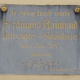 Gedenktafel Geburtshaus Mariahilfer Straße 45 (Wien VI)
