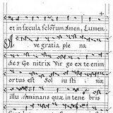 Prozessionale (Hs. 290/2), Responsorium Ave gratia plena