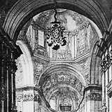 Salzburger Dom, Innenansicht, nach einem Stich um 1675.