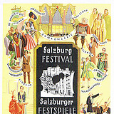 Werbepostkarte mit dem Festspielprogramm von 1937