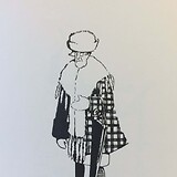 Ellen Schlenk-Lechner (Karikatur aus Rudolf Effenberger, 71, die ins Auge stechen [o. S., Abschnitt Frauen Symphonie-Orchester])