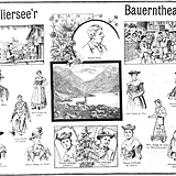 Auftritt des „Schlierseeʼr Bauerntheaters“ im Carltheater (Wiener Bilder, 21.6.1896, 8)
