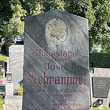 Grab von Josef Schrammel am Friedhof Hernals