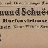 Inserat von Edmund Schuecker. Musikalisches Wochenbl. 3.12.1885, 620