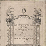 IX Pieces pour le Clavecin ou Piano forte, Titelblatt der Druckausgabe München etc. (A-Imf M 4879)