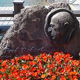 Denkmal von Robert Stolz an der Dr. Ralph Benatzky Promenade in St. Wolfgang/Sb