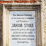 Gedenktafel am Grazer Schlossberg