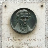 Gedenktafel am Ort des Sterbehauses im kleinen Ramhof, Kumpfgasse 11 (Wien I)