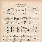 Vergissmeinnicht op. 30, ca. 1862 (Dt. Kunst- und Musik-Ztg. 31/7 [1880], Musikbeilage, 122)