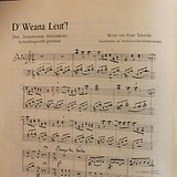 Franz Taborsky, D’ Weana Leut’ (Zur Enthüllung des Deutschmeister-Denkmales in Wien [1906])