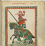 Miniatur im Codex Manesse (UB Heidelberg, Cod. Pal. germ. 848, fol. 237r)