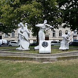 Denkmal von Gianni Arico am Rooseveltplatz (Wien IX)