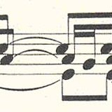 J. Seb. Bach, Praeludium Nr. XVII aus dem Wohltemperierten Klavier II, As-Dur, oberes System, 1. Takt