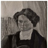 Etta Werndorff, gemalt von A. Schönberg, Foto des verlorenen Originals