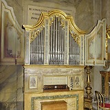 Orgel Rom, S. Maria in Aracoeli (1752), restauriert 1969 von Ernesto Ercolin