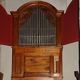 Orgel Lugnano in Teverina, S. Maria Assunta (1756), restauriert 2005 von Marco Laurenti