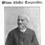 Robert Wolschek, „Wiens ältester Tanzmeister“ (Wiener Bilder, 8.3.1896, 13)