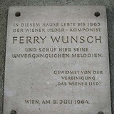 Gedenktafel am Wohnhaus Goldschlagstraße 12 (Wien XV)