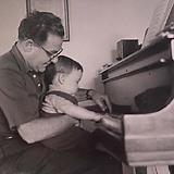Ludwig Zirner mit seinem Sohn August
